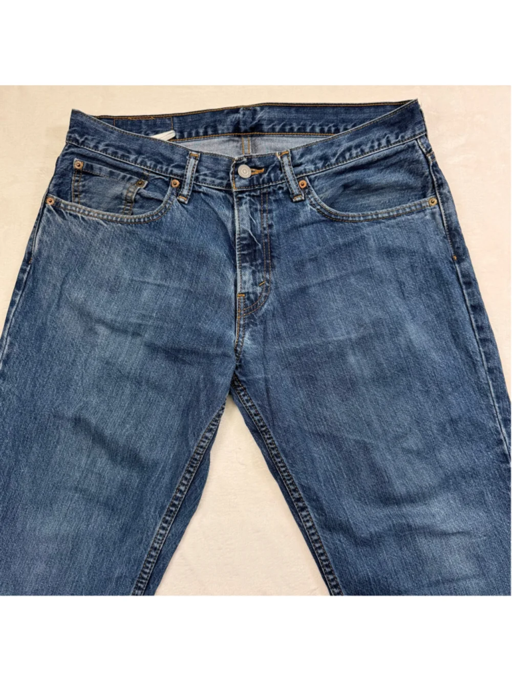 Men's Levi's 531 34x25 Cropped Hemmed Athletic Slim Fit Jeans Blue (34x34 Tag)
